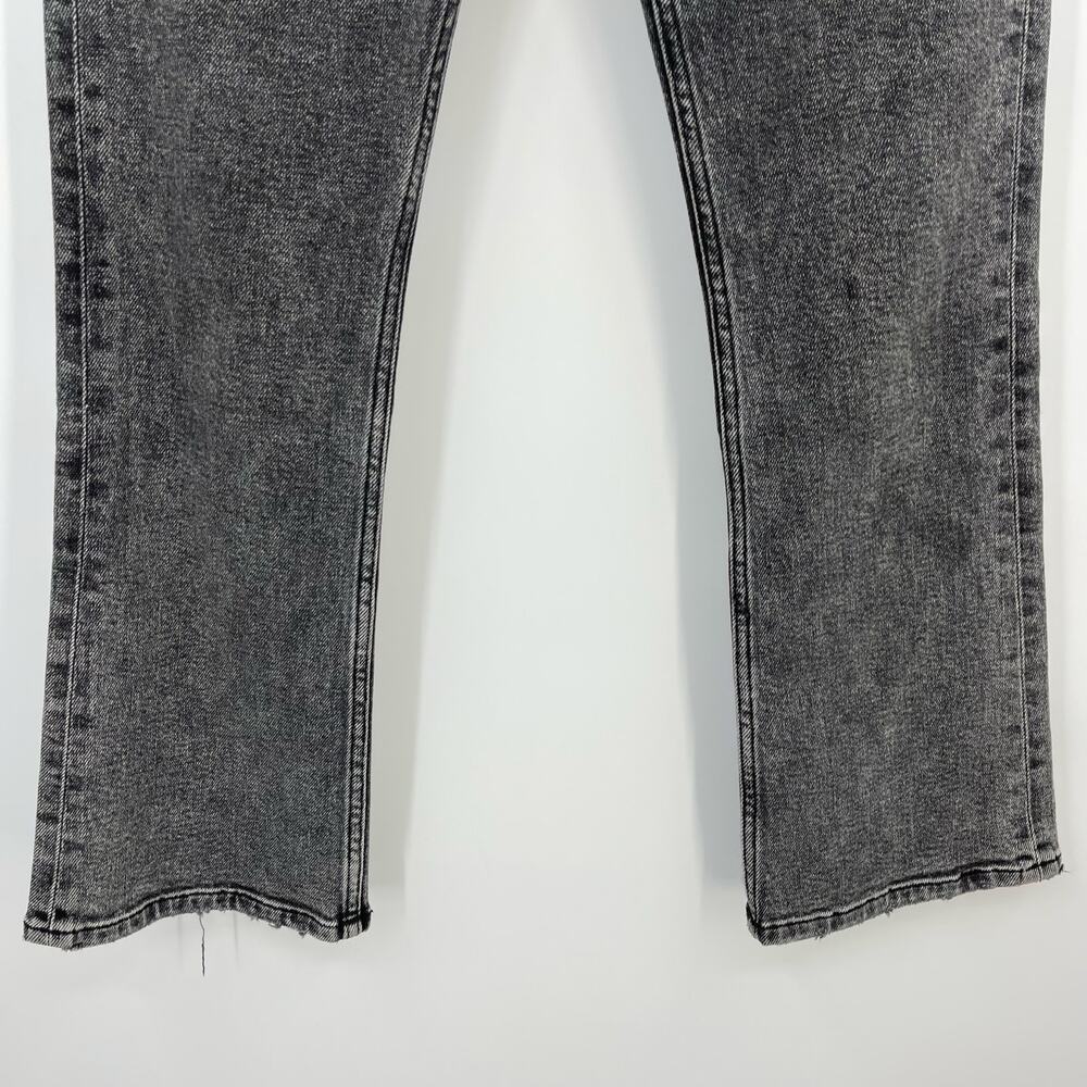 Anine Bing | Lara Jean in Charcoal Gray High Rise Ankle Flare 27 - Picture 8 of 12